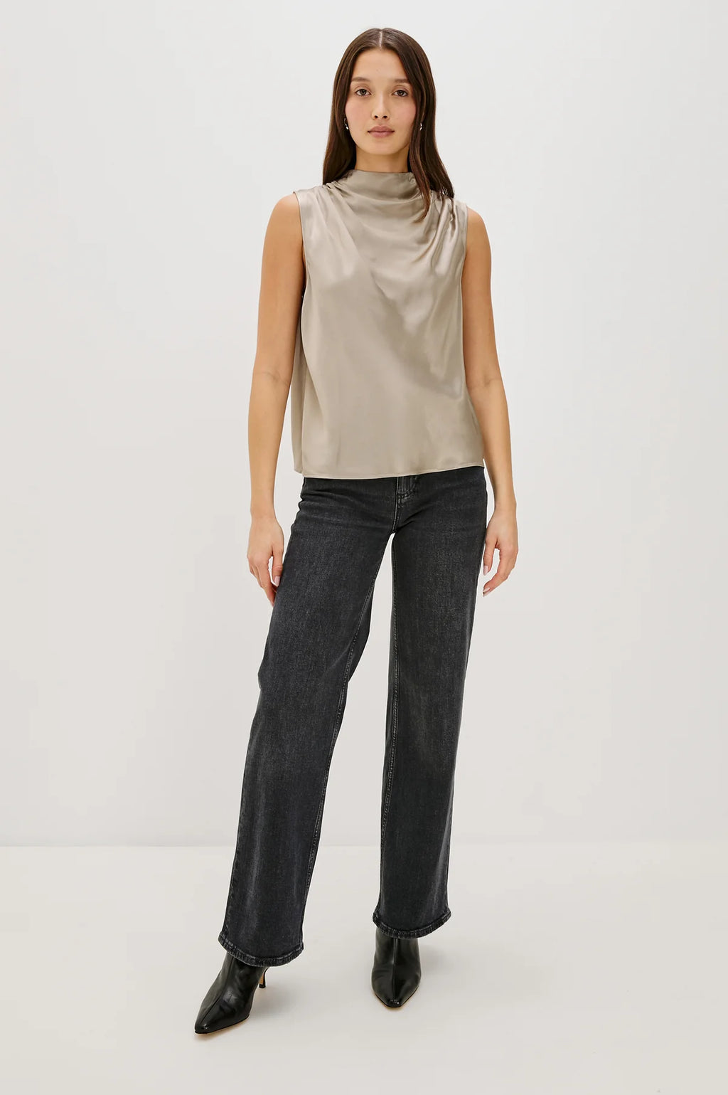 Kaleen Mink Sleeveless Blouse