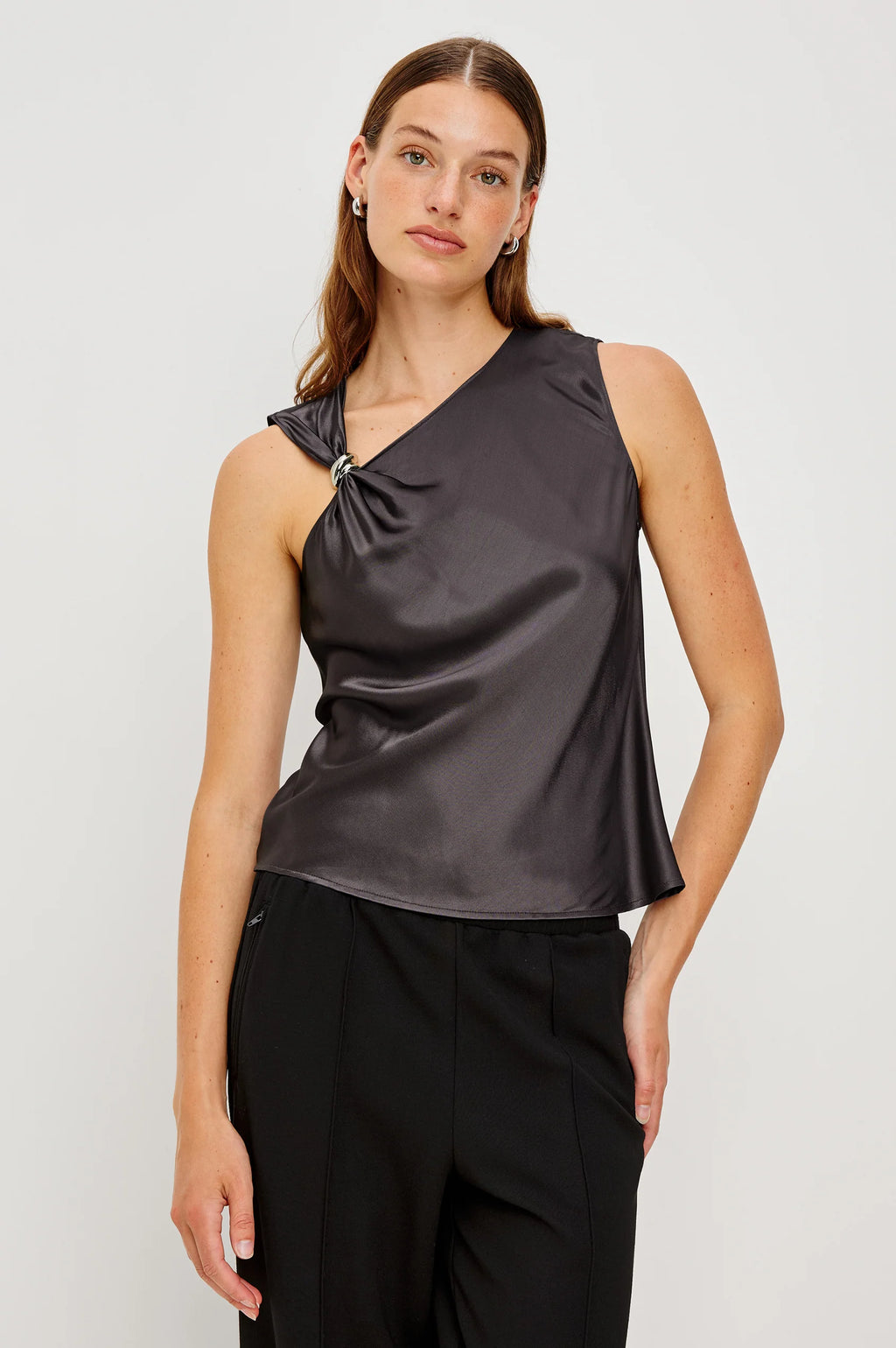 Karley Gunmetal Top