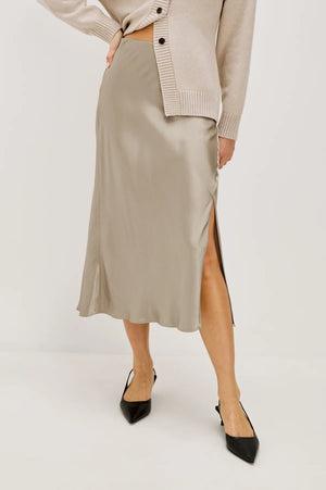 Maya Mink Midi Skirt
