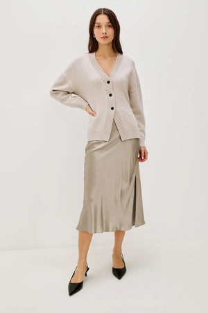 Maya Mink Midi Skirt