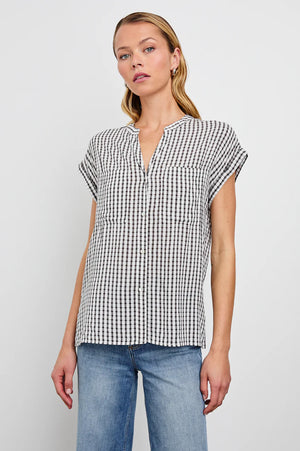 Mel Gingham Top