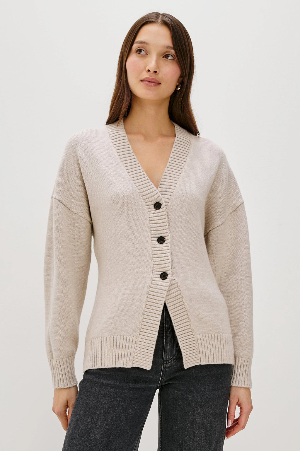 Philippa Taupe Cardigan