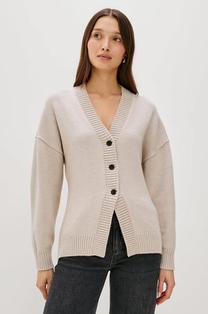 Philippa Taupe Cardigan