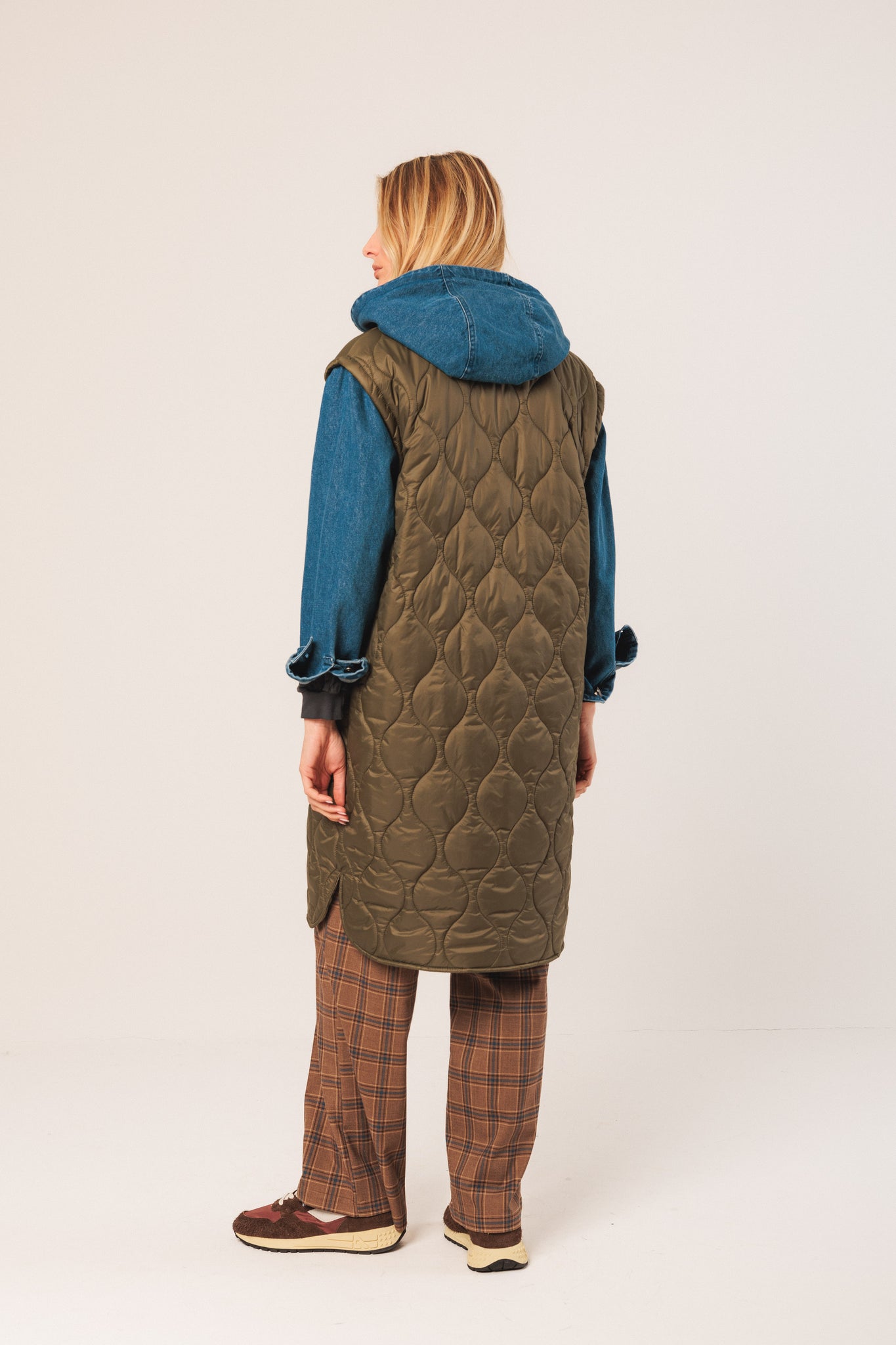Combination Quilted Coat