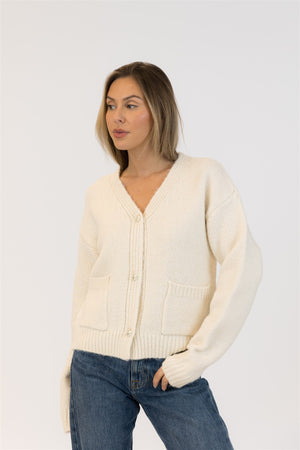 Stella Heart Button Cardigan