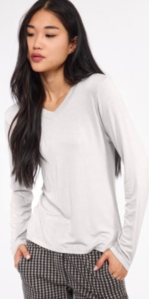 Viscose V-Neck Top