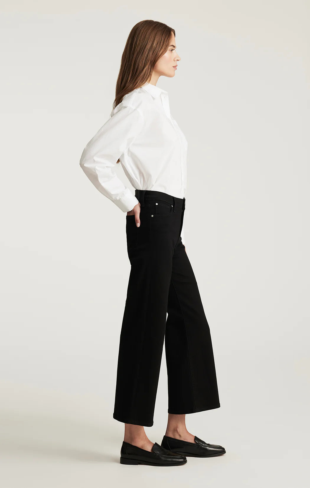 Paloma Wide Leg in Black Flex