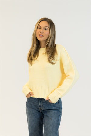 Timmy Lemon Drop Crewneck