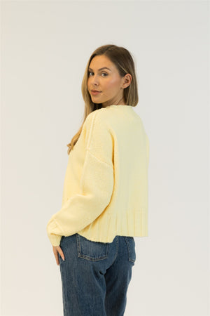 Timmy Lemon Drop Crewneck