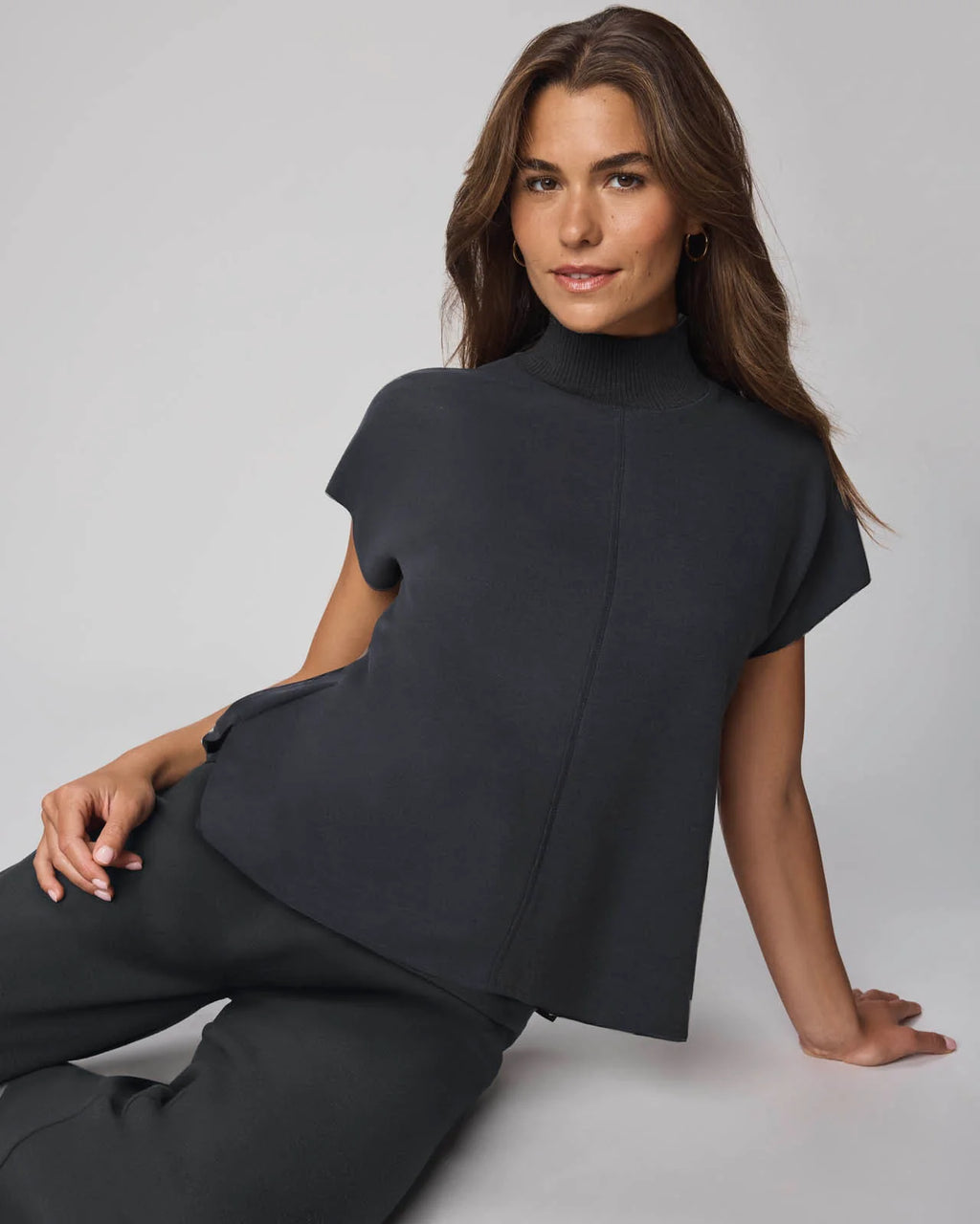 Winslow Mock Neck Sleeveless Pullover