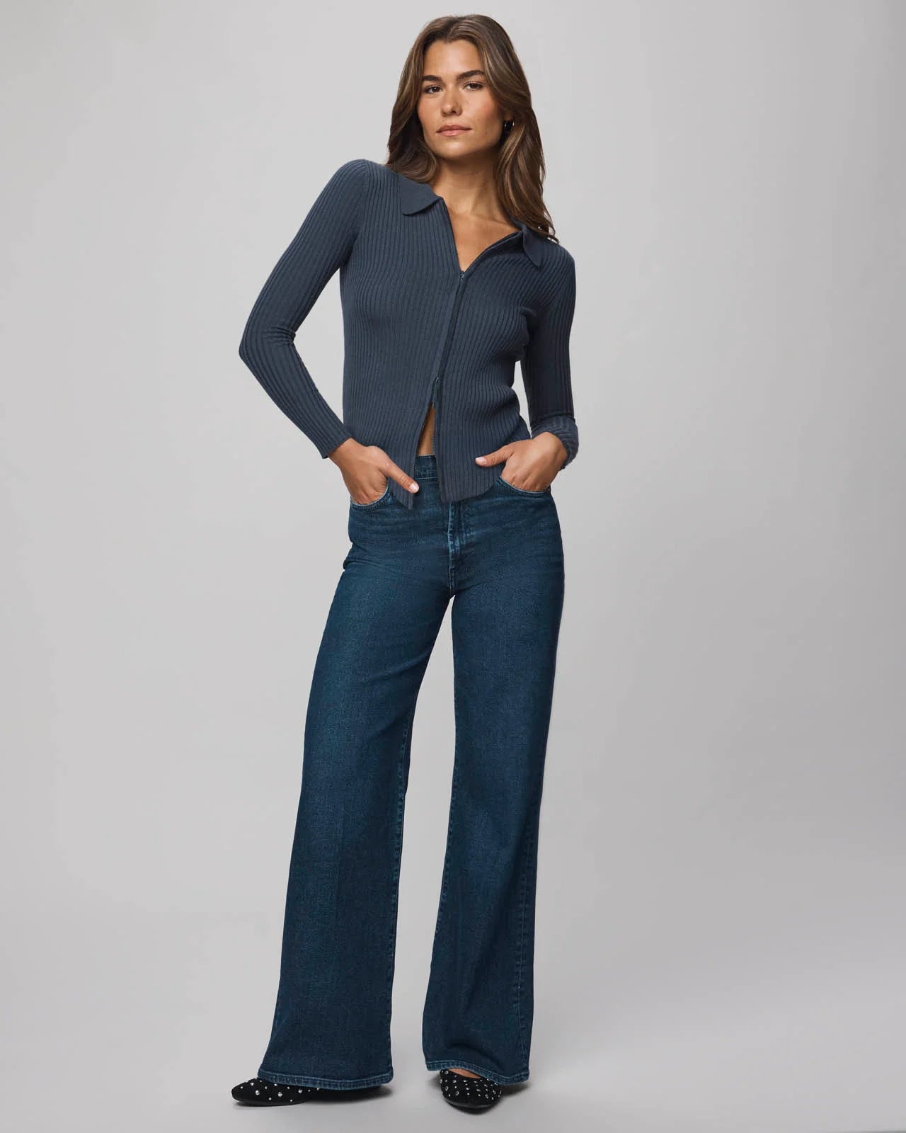 Georgie Two-Zip Sweater
