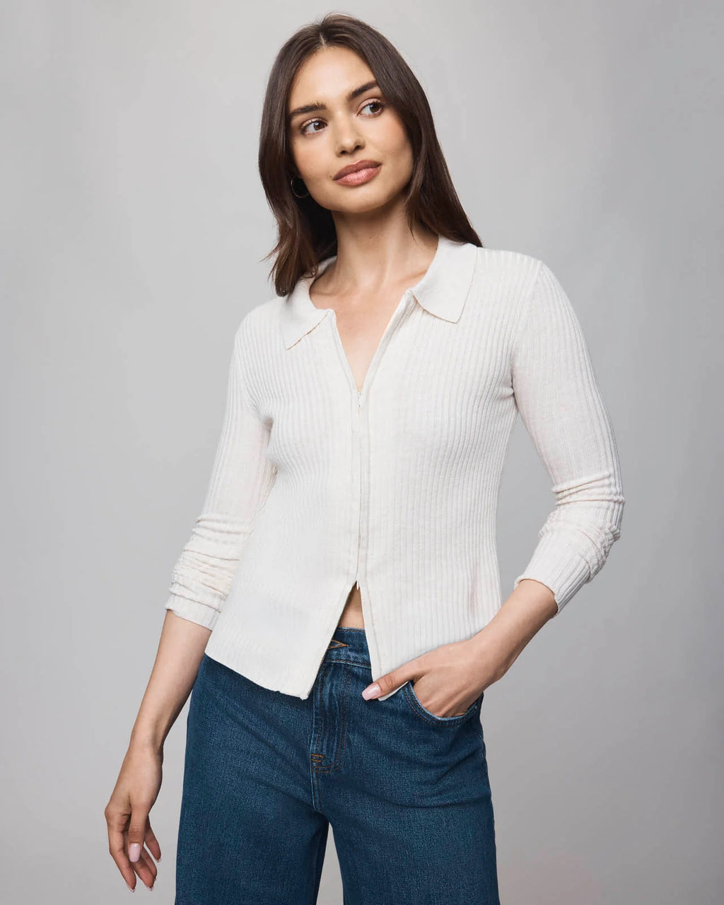 Georgie Two-Zip Sweater