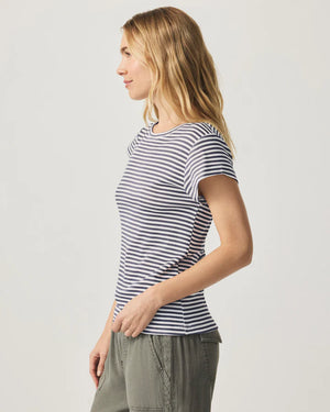 Faye Crewneck Striped Tee