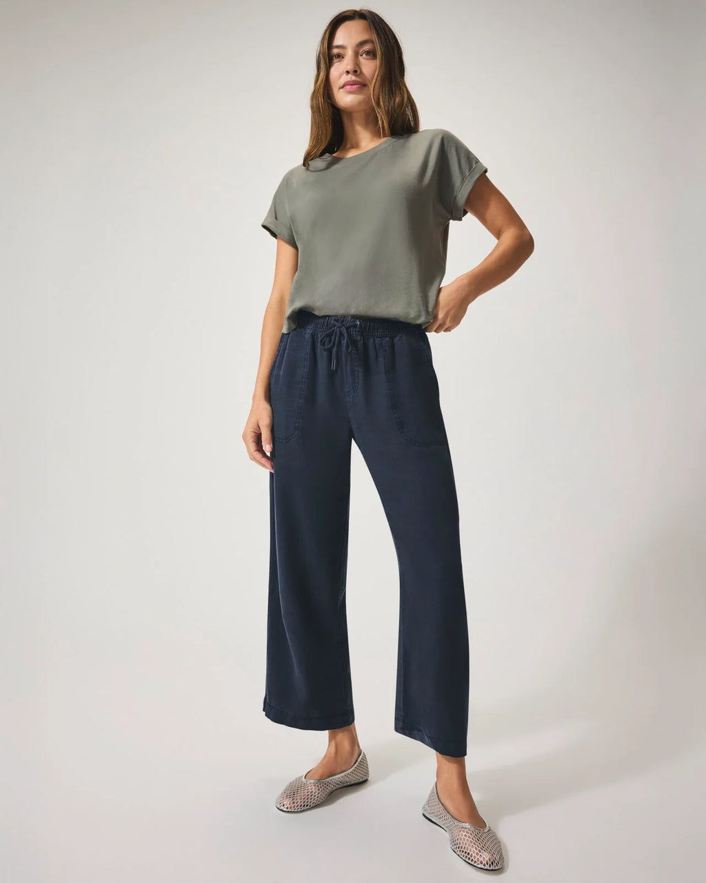 Angie Crop Wide Leg Pant