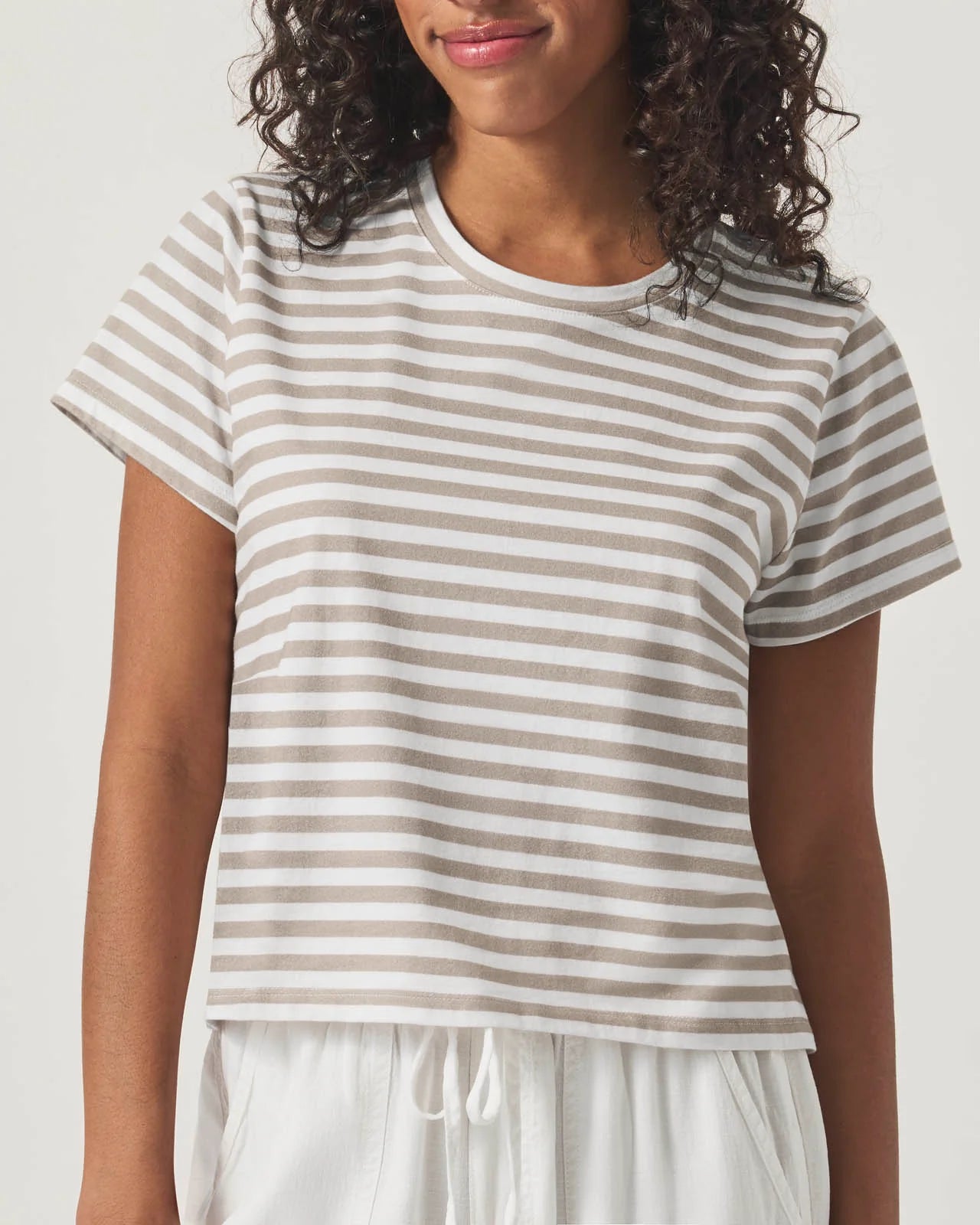 Louisa Short Sleeve Stripe Tee
