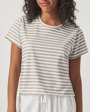 Louisa Short Sleeve Stripe Tee