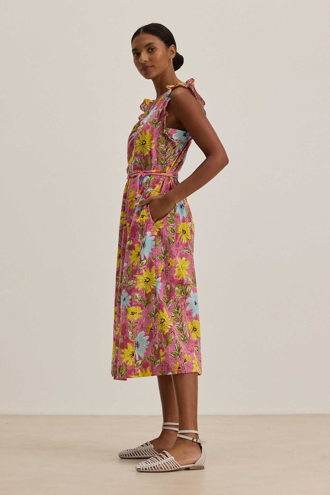 Elaria Garden Print Maxi Dress