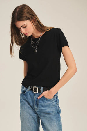 Marie Round Neck Short Sleeve
