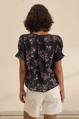 Leslie Printed Cotton Viscose Top