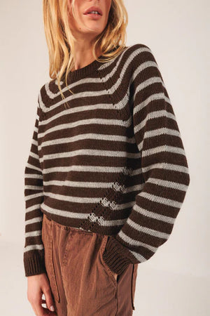 Bicolor Striped Sweater
