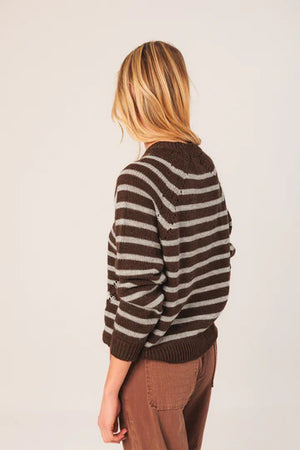 Bicolor Striped Sweater