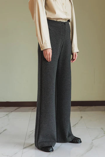 Double Jacquard Knitted Pants