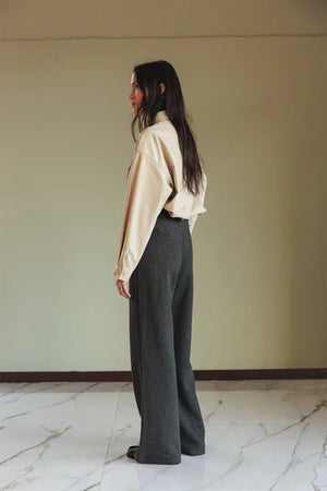 Double Jacquard Knitted Pants