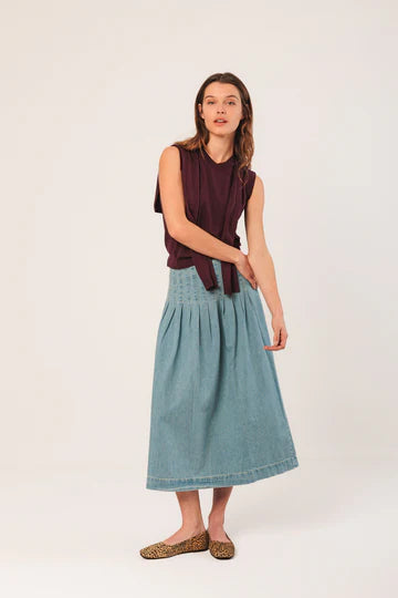 Vest With Tied Sweater Detail