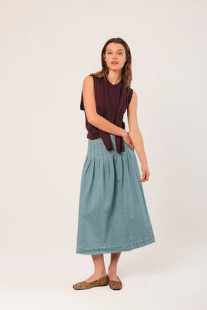 Vest With Tied Sweater Detail
