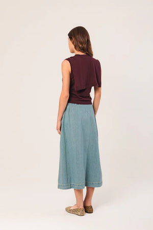 Vest With Tied Sweater Detail