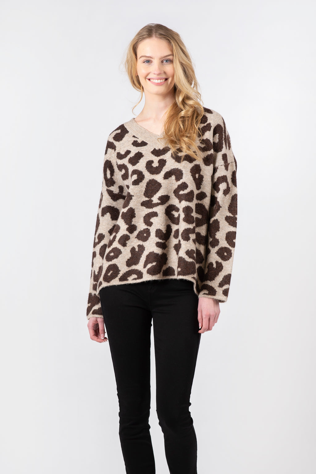 Dotty Leopard Sweater