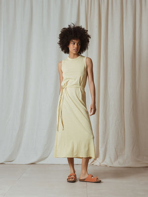Cotton Sleeveless Maxi Dress