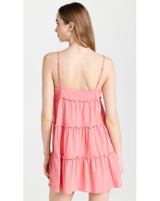 Carina Seashell Pink Mini Dress